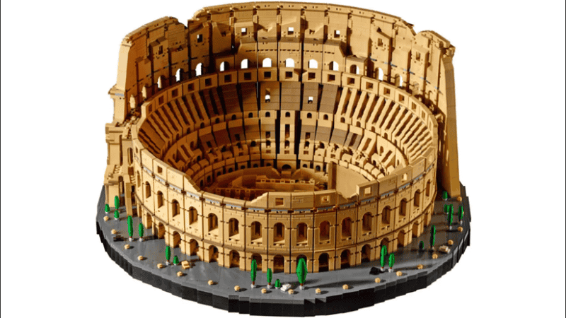 El Coliseo de legos superó en número de piezas al antiguo poseedor del récord