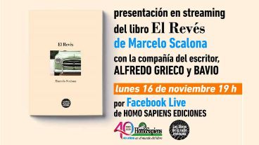 La presentación de El revés, será el 16 de noviembre vía streaming