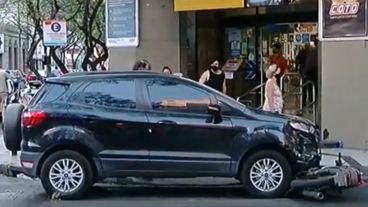 El choque en 3 de Febrero y Roca.