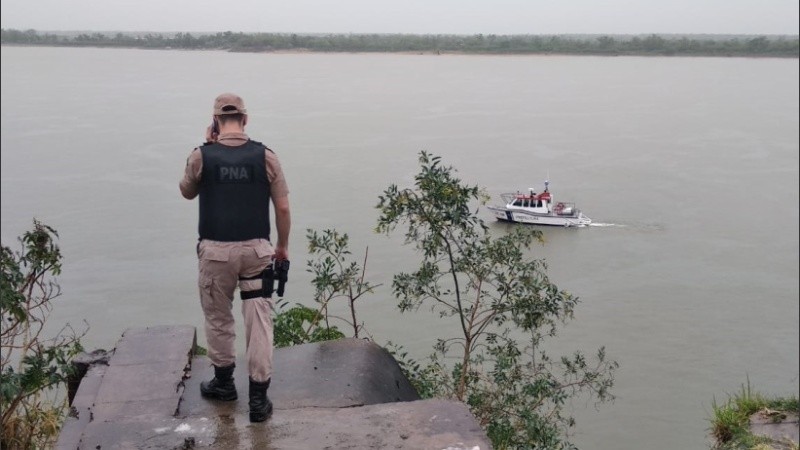 Personal de Prefectura trabajaba en Puerto Norte. 
