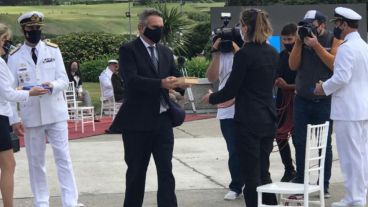 Rossi en el acto de este domingo.