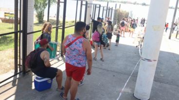 La imagen de este domingo, con más distancia de los cruces de la semana pasada.