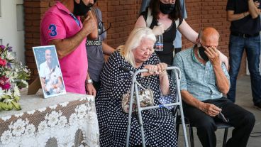 El emotivo acto este lunes al mediodía recordando a Juan.