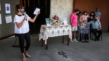 El emotivo acto este lunes al mediodía recordando a Juan.