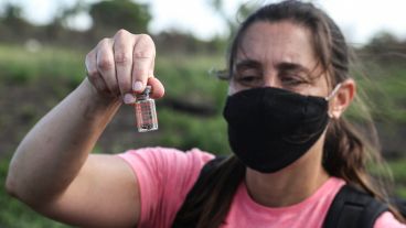 El trabajo de investigación en las islas frente a Granadero Baigorria.