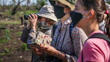 El trabajo de investigación en las islas frente a Granadero Baigorria.