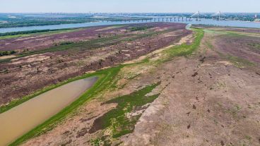 El trabajo de investigación en las islas frente a Granadero Baigorria.