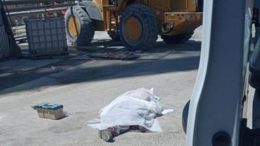 El operario murió en el acto