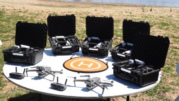 La entrega de equipos en el Faro de Villa Constitución.