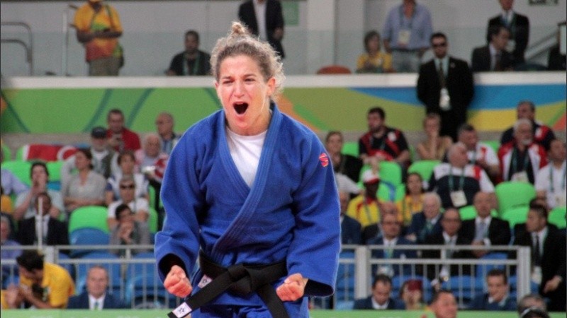 La judoca bonaerense, otra vez medalla de oro.