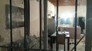 La escena del crimen, donde fue atacado Oscar C.