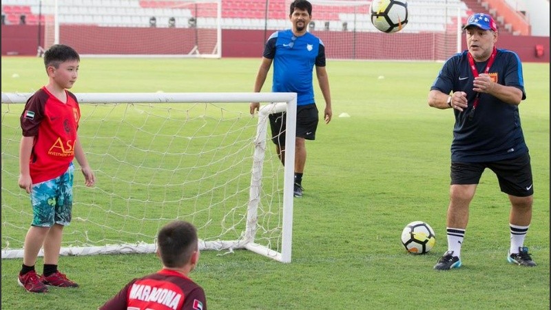 Diego y los niños, una relación para siempre. 