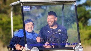 Broun recordó con mucho cariño a Pelusa, su técnico en el Lobo platense.