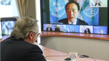 El presidente Alberto Fernández encabezó, en reunión virtual con el director general de la Organización de las Naciones Unidas para la Alimentación y la Agricultura (FAO), Qu Dongyu.