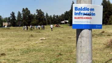 El municipio aplicará multas a los dueños de baldíos descuidados