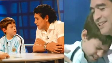 El encuentro mágico entre Mariano y Diego.