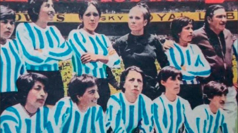 Gloria Betty García, fue una de las capitanas del equipo campeón