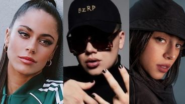 Tini Stoessel, Bizarrap y Nicki Nicole.