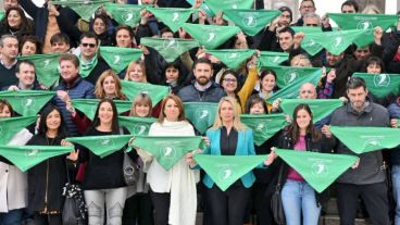 Mónica Fein ya se había mostrado a favor de la despenalización del aborto cuando todavía era intendenta.