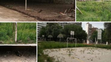 Las fotos del estado del Normal N°1 antes de la intervención del FAE.