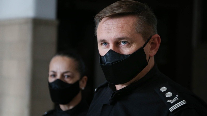 Daniel Acosta, el jefe policial saliente.