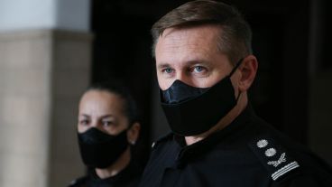 Daniel Acosta, el jefe policial saliente.