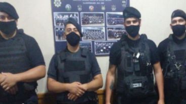 Los policías que le salvaron la vida a Ciro.