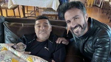 Maradona y Luque.