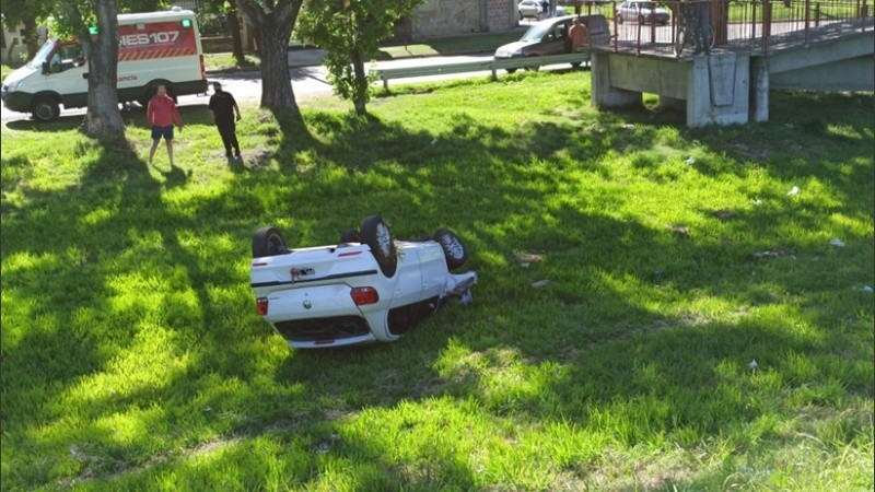 El siniestro ocurrió en Circunvalación y Mendoza este domingo a la mañana.