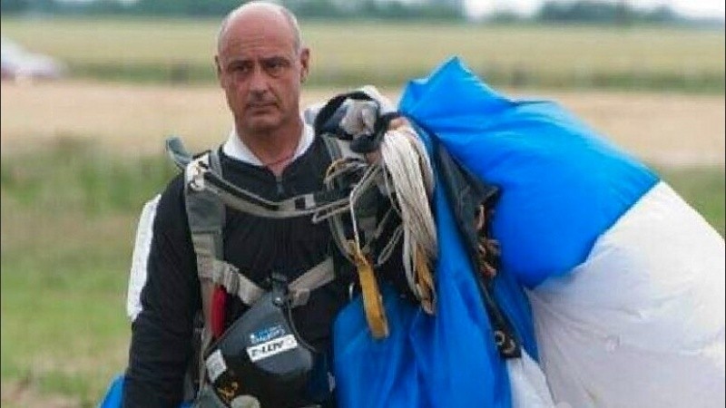 Sergio Chiappero era un experimentado instructor de paracaidismo.