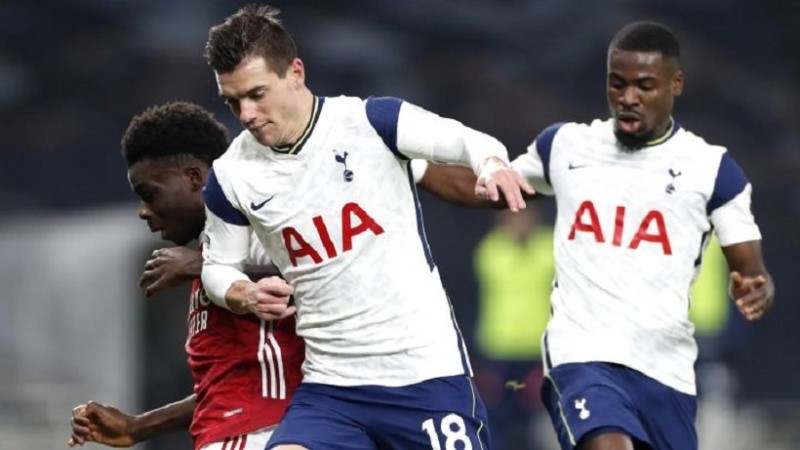 Lo Celso se destacó en el triunfo de los Spurs ante Arsenal.