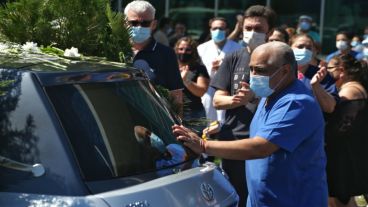 El último adiós a Miriam.