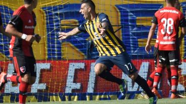 El Chaco le marcó a Newell's a los 2' del primer tiempo el 10/12/2017.