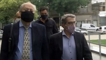 Traferri ingresó al Centro de Justicia Penal.