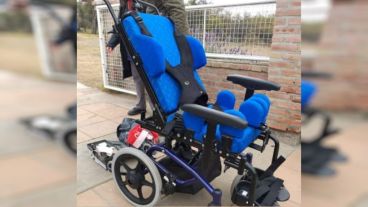 La silla especial robada en barrio Belgrano.