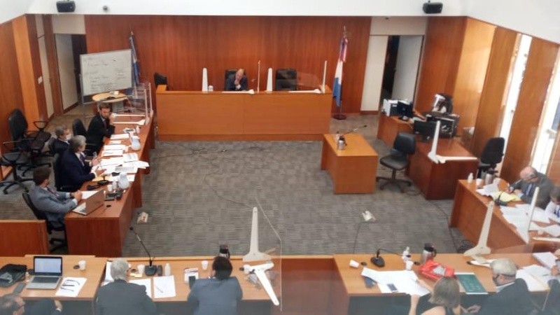 La audiencia, de tres horas, se hizo el martes en el Centro de Justicia Penal de Rosario