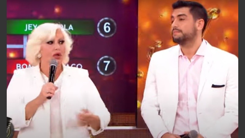 Luisa Albinoni, su ahora ex compañero, Lautaro Rodríguez.