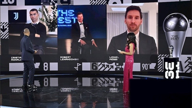 Lewandowski fue el segundo capaz de terciar en el reinado de Messi y Cristiano Ronaldo.