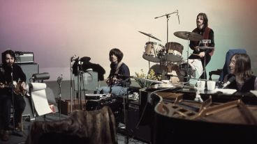 Captura del documental del documental "The Beatles: Get Back"