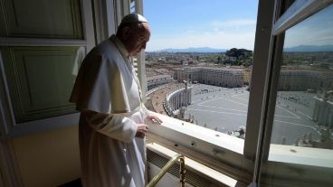 El Papa este domingo en el Vaticano.
