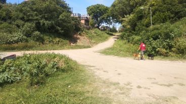 El lugar en el que ocurrió el homicidio en Granadero Baigorria