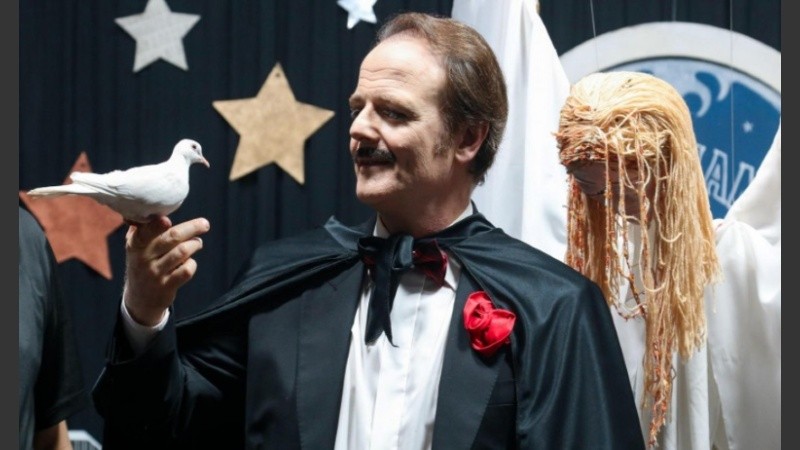 Luis Machín en el rol de 