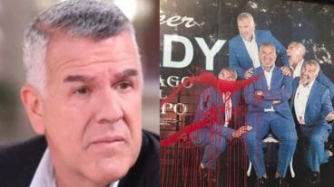 Así quedó la marquesina de "Súper Dady", el unipersonal que protagoniza Dady Brieva