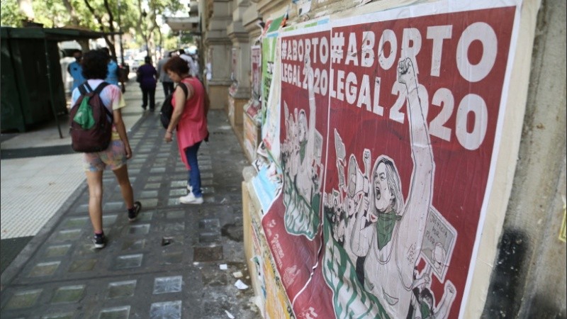 La espera del sector verde de la histórica votación por el aborto. 