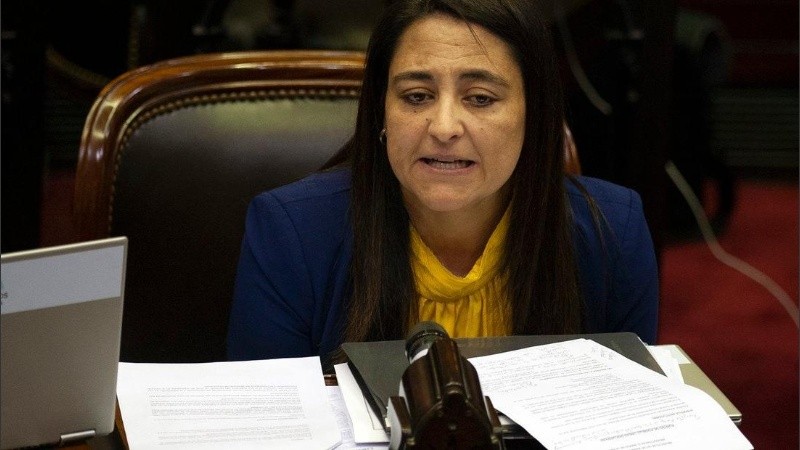 Se trata de la diputada por Córdoba, Soher El Sukaria, quién había pedido un apartamiento del reglamento para  hablar de la violencia machista.