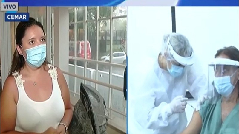 Chocobar precisó detalles sobre la vacunación covid en el Cemar. 