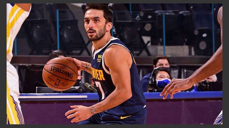 El base argentino tuvo su noche de gloria en la NBA y Denver volvió a la victoria