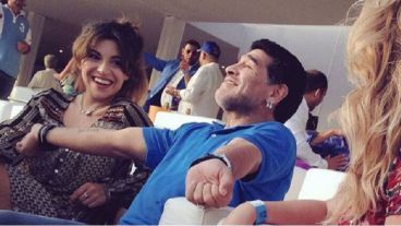 Gianinna expresó su dolor y su emoción por lo vivido en el velorio de Diego Maradona.