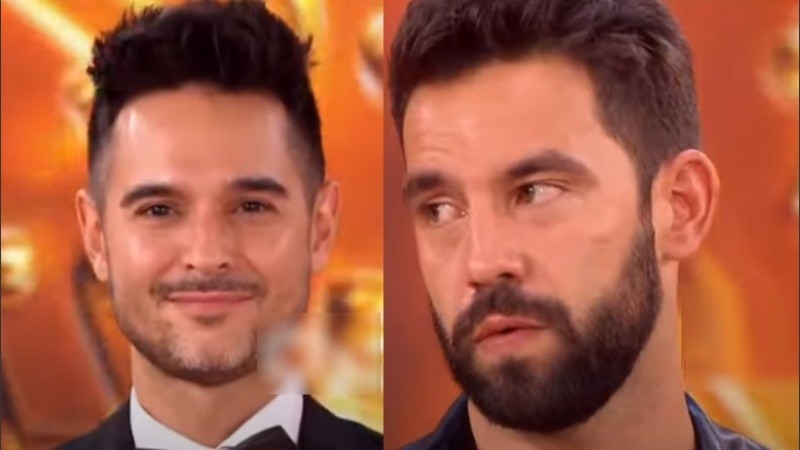 El cantante Patricio Arellano y el actor Agustín.