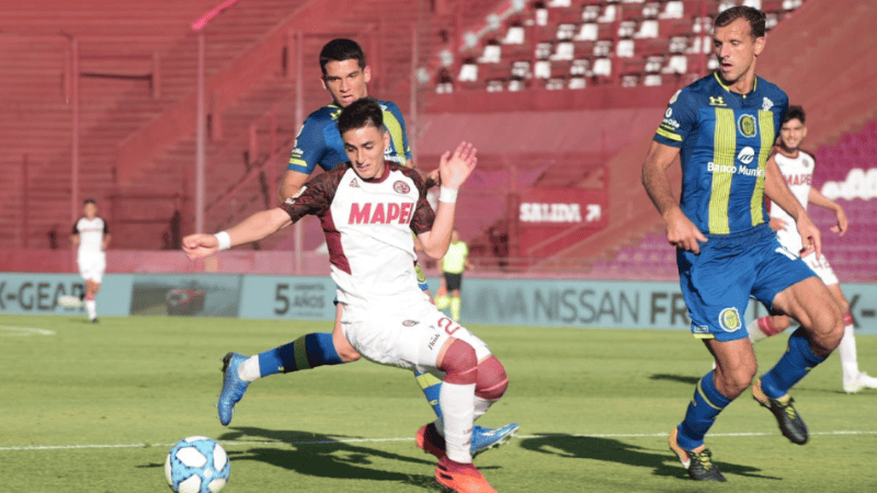 Lanús fue contundente en el primer tiempo y sacó la ventaja decisiva.